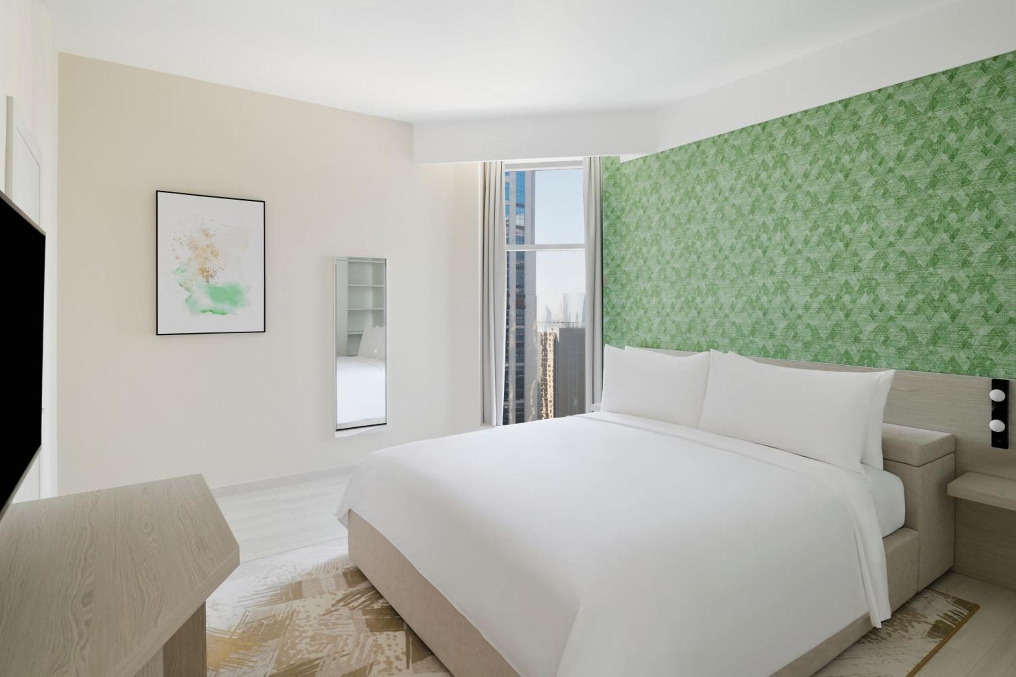 Отель Element By Westin West Bay Доха Экстерьер фото A bedroom